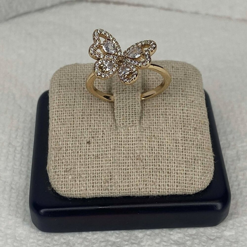 size 10 butterfly ring.